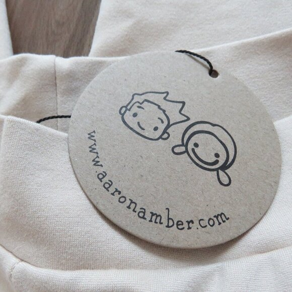 AARON & AMBER Tan Beige Split Hem Ponte Knit Stretch Pants - Women's Size S NWT - Picture 13 of 14